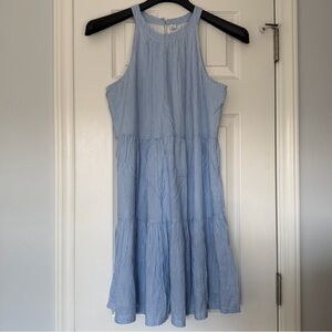 Old Navy Blue Striped Sleeveless Dress